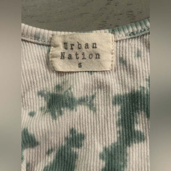 Urban‎ Nation Tie Dyed Cropped Tank Top Size S - Picture 5 of 5